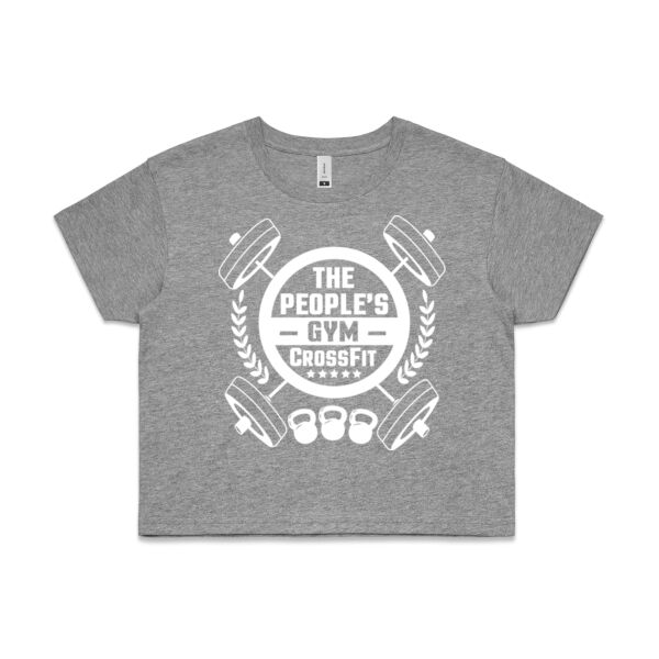 TPGCF Barbell Women's Crop Tee Thumbnail